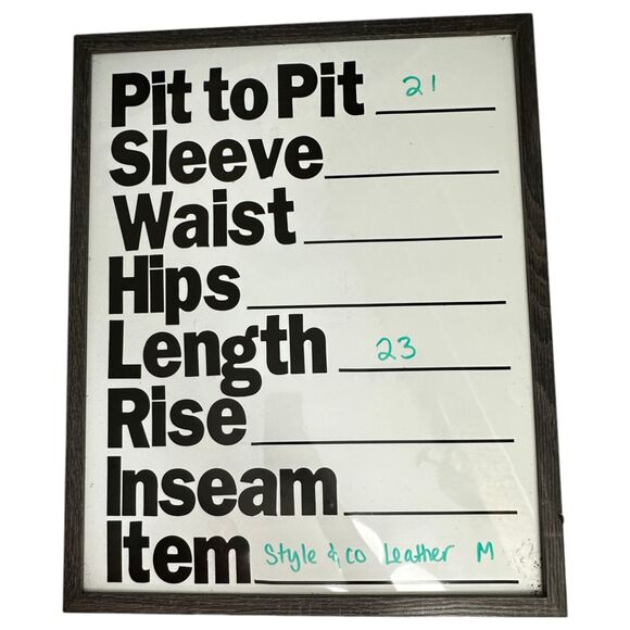 Style & Co. Leather and Knit Patchwork Sweater Jacket Black Women's Size Medium - Picture 3 of 5